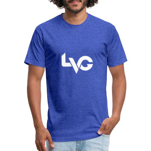 LVG logo white - Fitted Cotton/Poly T-Shirt by Next Level