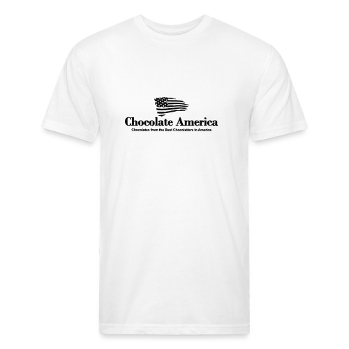 Logo for Chocolate America - Fitted Cotton/Poly T-Shirt by Next Level