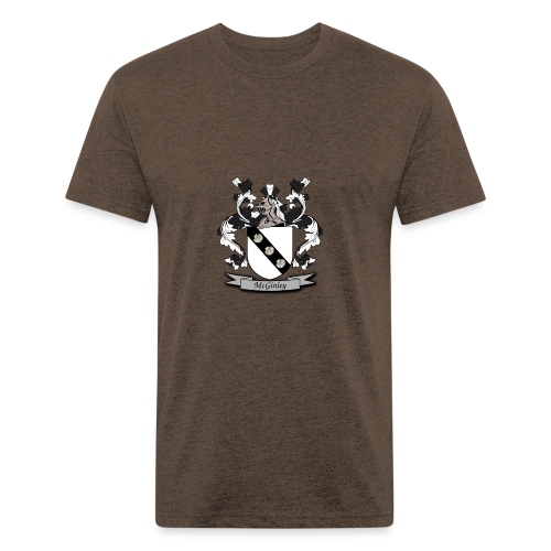 McGinley Family Crest - Fitted Cotton/Poly T-Shirt by Next Level
