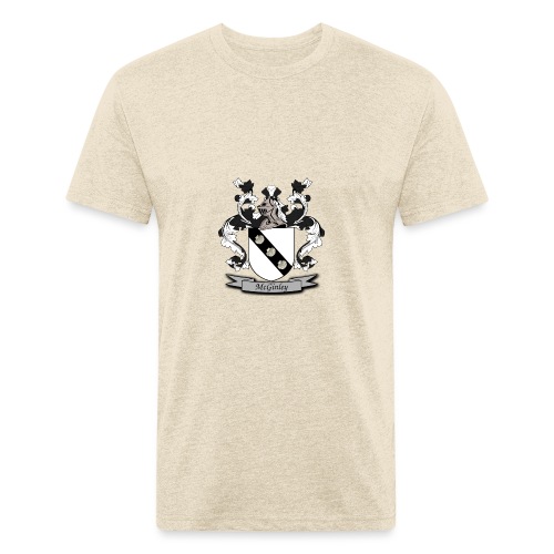 McGinley Family Crest - Fitted Cotton/Poly T-Shirt by Next Level