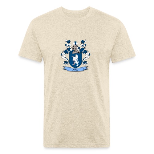 Jones Family Crest - Fitted Cotton/Poly T-Shirt by Next Level