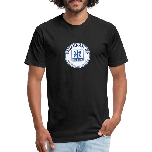 ICE BING Savannah logo1 - Fitted Cotton/Poly T-Shirt by Next Level