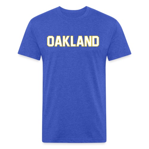 oakland - Fitted Cotton/Poly T-Shirt by Next Level