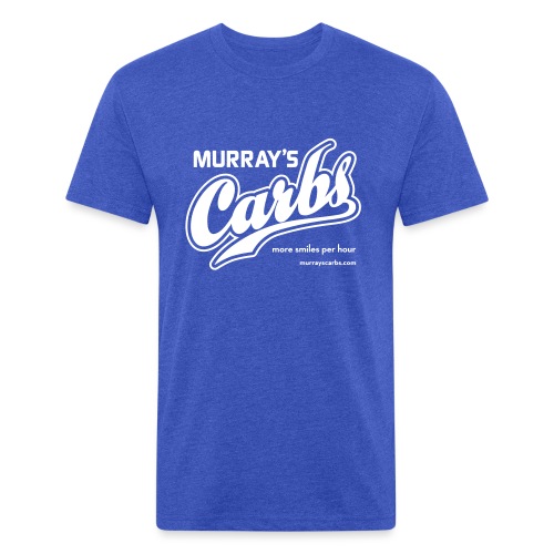 Murray's Carbs! - Men’s Fitted Poly/Cotton T-Shirt