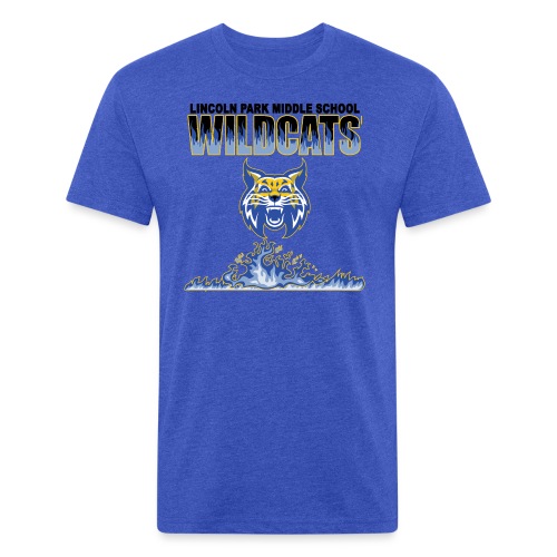 Flamin' Hot Wildcats - Fitted Cotton/Poly T-Shirt by Next Level