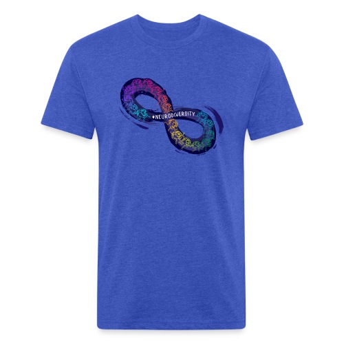 #Neurodiversity - Fitted Cotton/Poly T-Shirt by Next Level