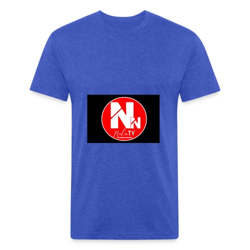 logo NN MEDIA TV - Fitted Cotton/Poly T-Shirt by Next Level