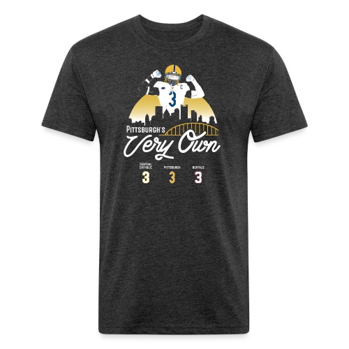 Pittsburgh's Very Own - DH3 - College - Fitted Cotton/Poly T-Shirt by Next Level