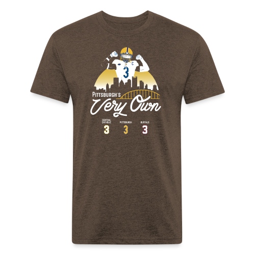 Pittsburgh's Very Own - DH3 - College - Fitted Cotton/Poly T-Shirt by Next Level