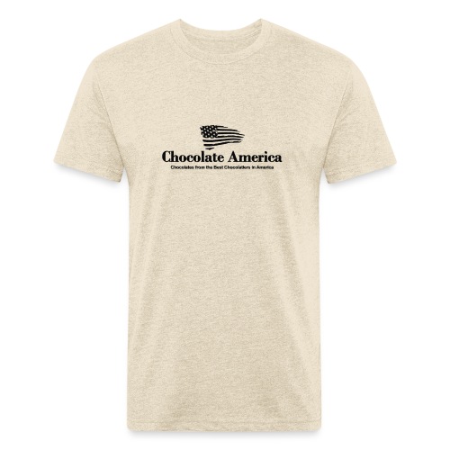 Logo for Chocolate America - Fitted Cotton/Poly T-Shirt by Next Level