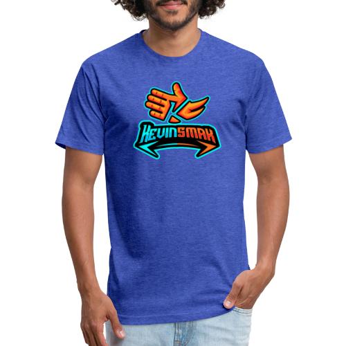Kevinsmak Full T-Shirt Design - Fitted Cotton/Poly T-Shirt by Next Level