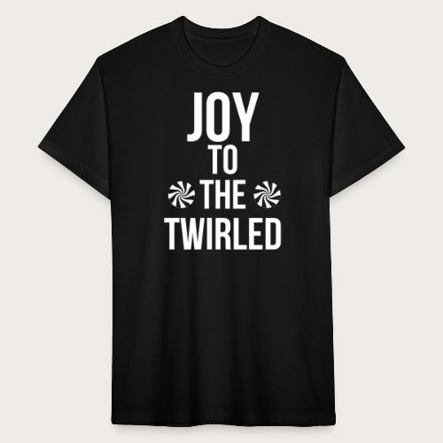 joytothetwirled - Fitted Cotton/Poly T-Shirt by Next Level