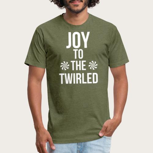 joytothetwirled - Fitted Cotton/Poly T-Shirt by Next Level