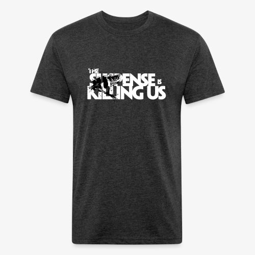 Suspense Is Killing Us Black Eye Logo - Fitted Cotton/Poly T-Shirt by Next Level