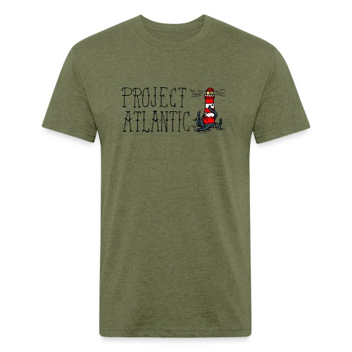 Project Atlantic Lighthouse Logo - Fitted Cotton/Poly T-Shirt by Next Level