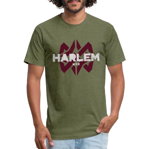 Harlem NYC Abstract Streetwear - Fitted Cotton/Poly T-Shirt by Next Level