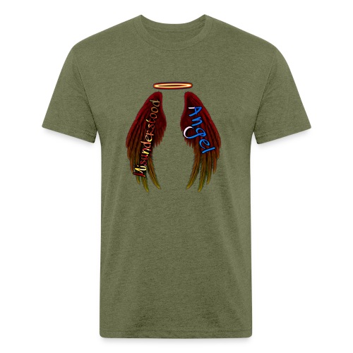 Misunderstood Angel (Demon Wings) - Fitted Cotton/Poly T-Shirt by Next Level