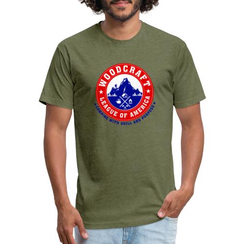 Woodcraft League of America Logo Gear - Fitted Cotton/Poly T-Shirt by Next Level