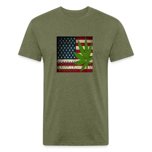 Political humor - Fitted Cotton/Poly T-Shirt by Next Level