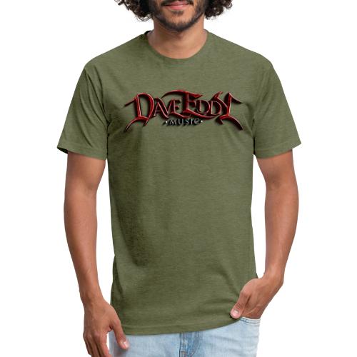 Dave Eddy Metal Logo - Fitted Cotton/Poly T-Shirt by Next Level