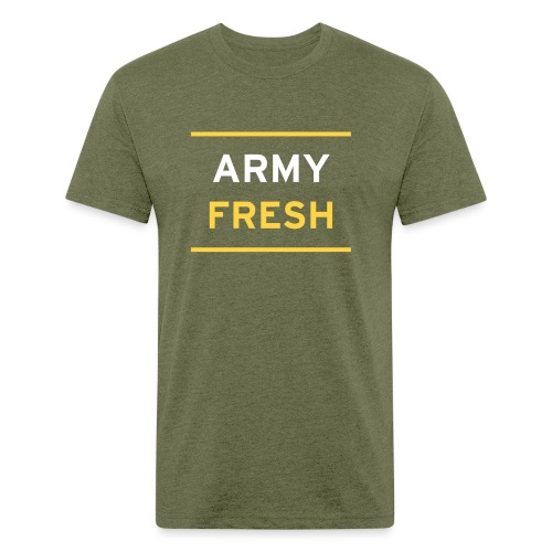 ARMY FRESH - Fitted Cotton/Poly T-Shirt by Next Level