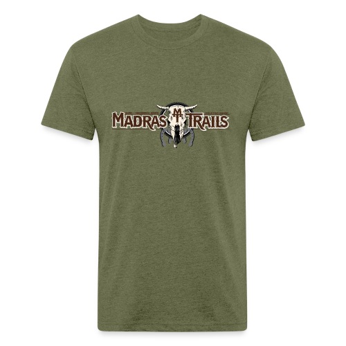 Madras Trails Logo - Fitted Cotton/Poly T-Shirt by Next Level