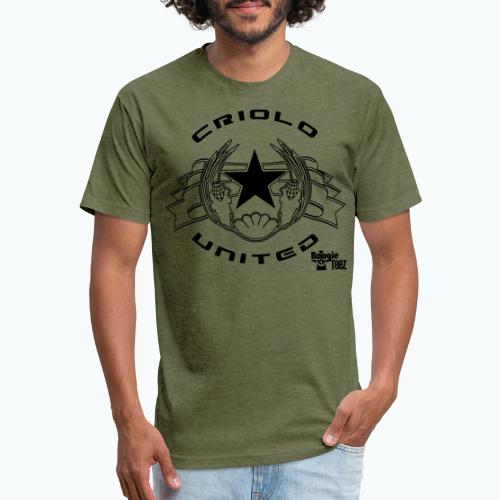 criolO_united_blk - Fitted Cotton/Poly T-Shirt by Next Level