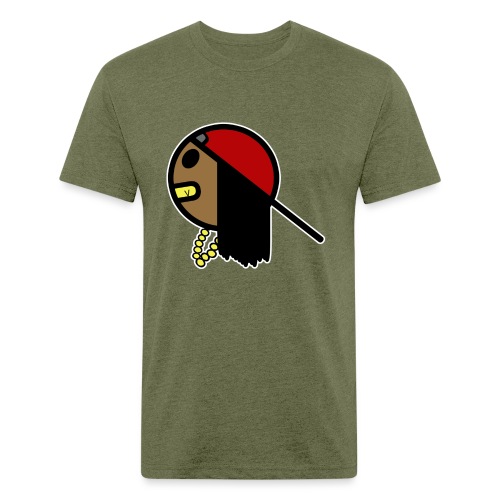 Carefree Trapboys Dreads - Men’s Fitted Poly/Cotton T-Shirt