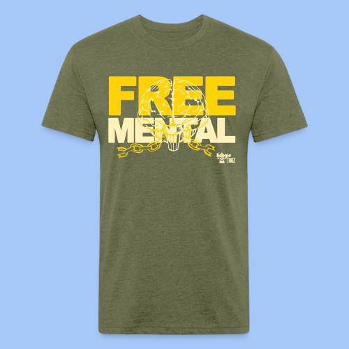 FREE MENTAL - Unisex Poly/Cotton T-Shirt