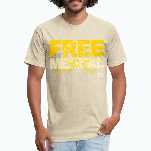 FREE MENTAL - Men’s Fitted Poly/Cotton T-Shirt
