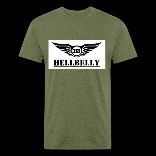 Hellbelly Wings - Men’s Fitted Poly/Cotton T-Shirt