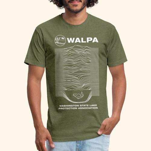 Unknown Lake Pleasure - Men’s Fitted Poly/Cotton T-Shirt
