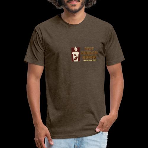 TINY FRENCH BREAD ...IN A CUP! - Men’s Fitted Poly/Cotton T-Shirt