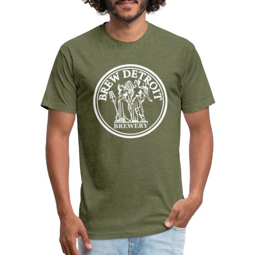Brew Detroit - Men’s Fitted Poly/Cotton T-Shirt