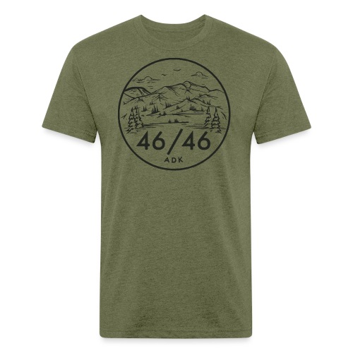 The High Peaks - Men’s Fitted Poly/Cotton T-Shirt