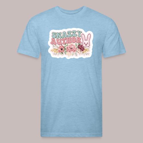 Snazzy Author - Men’s Fitted Poly/Cotton T-Shirt