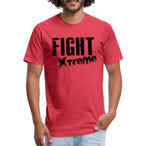 FIGHT XTREME - Men’s Fitted Poly/Cotton T-Shirt