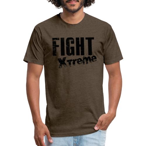 FIGHT XTREME - Men’s Fitted Poly/Cotton T-Shirt