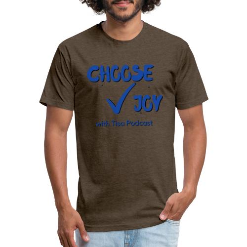 Choose Joy With Tisa Podcast - Men’s Fitted Poly/Cotton T-Shirt