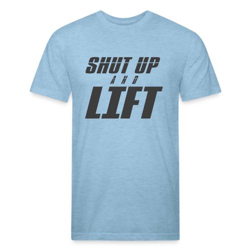 SHUT UP AND LIFT - Unisex Poly/Cotton T-Shirt