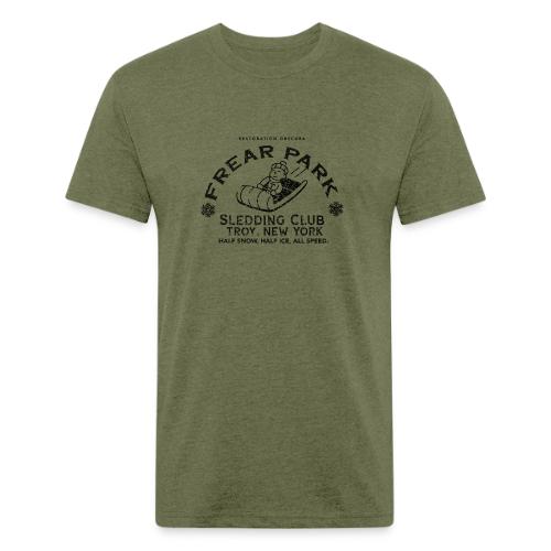 RO Frear Park Sledding Club Distressed Dark - Unisex Poly/Cotton T-Shirt
