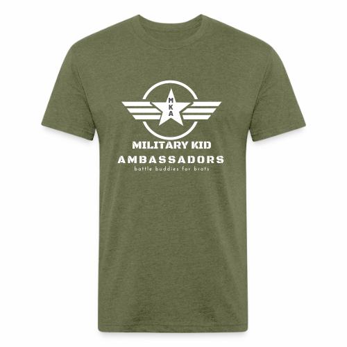 Military Kid Ambassador White - Unisex Poly/Cotton T-Shirt