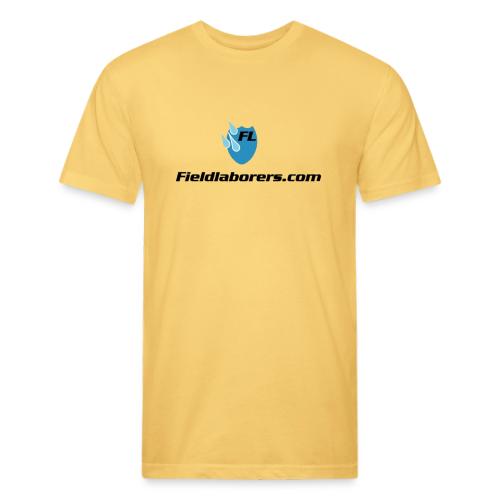 Field Laborer2 - Men’s Fitted Poly/Cotton T-Shirt