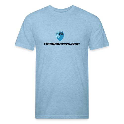Field Laborer2 - Men’s Fitted Poly/Cotton T-Shirt
