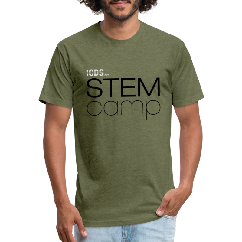 ICDSngo STEMcamp - Fitted Cotton/Poly T-Shirt by Next Level