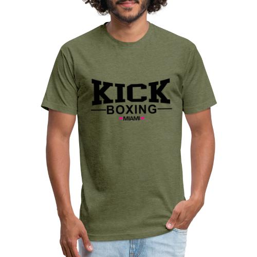 KICKBOXING MIAMI - Fitted Cotton/Poly T-Shirt by Next Level