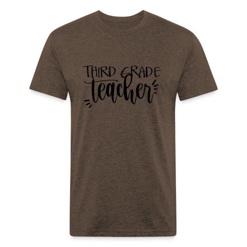 Third Grade Teacher T-Shirts - Men’s Fitted Poly/Cotton T-Shirt