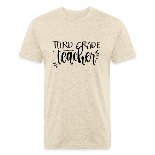 Third Grade Teacher T-Shirts - Men’s Fitted Poly/Cotton T-Shirt