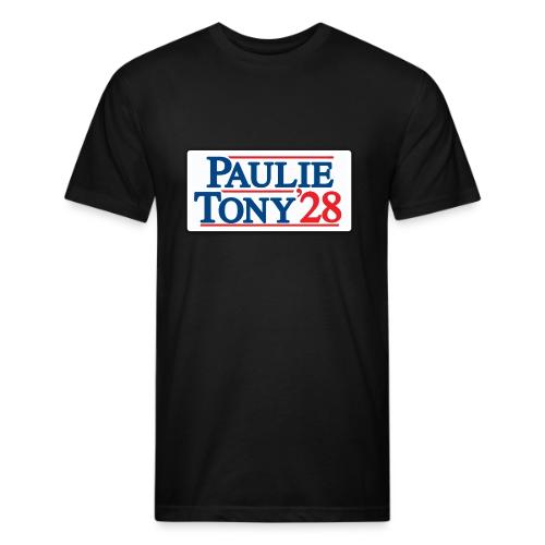 Paulie and Tony for Co-President 2028 - Unisex Poly/Cotton T-Shirt