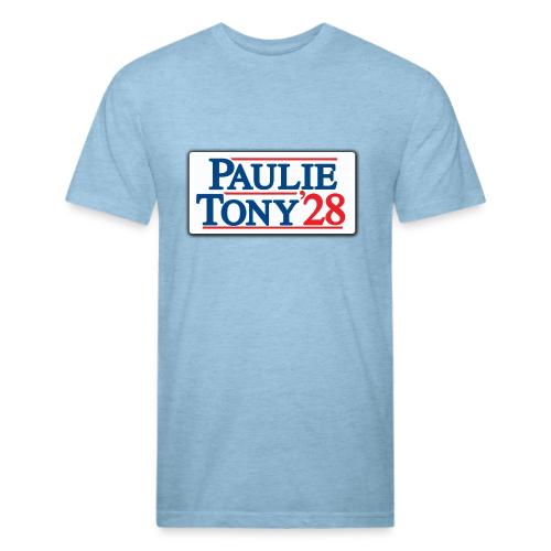 Paulie and Tony for Co-President 2028 - Unisex Poly/Cotton T-Shirt
